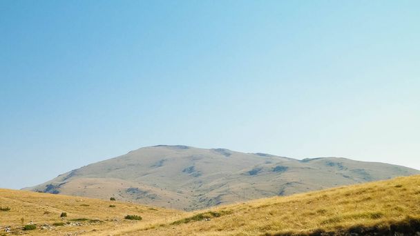 Top of Mountains in Galicica National Park, Македонія. Galicica - національний парк між двома озерами - Охрид і Преспа, відомий своєю дикою природою. Балканська природа і дослідницька концепція. - Фото, зображення