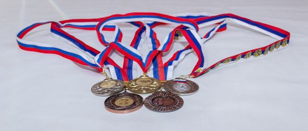 ödül madalya spor Olimpiyatı - Fotoğraf, Görsel
