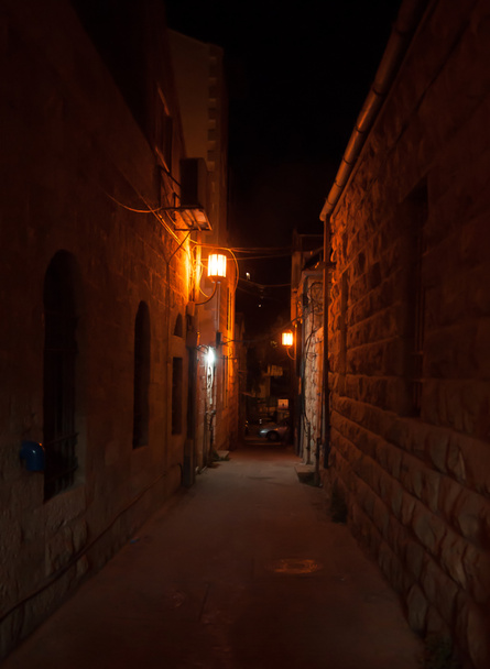 Strada romantica notturna
 - Foto, immagini