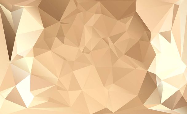 三角形多角形の幾何学的背景。ベクトルイラスト。レトロモザイク三角形ウェブ、ビジネステンプレート、パンフレット、カード、ポスター、バナーデザインのための明るいトレンディーなパターン. - ベクター画像