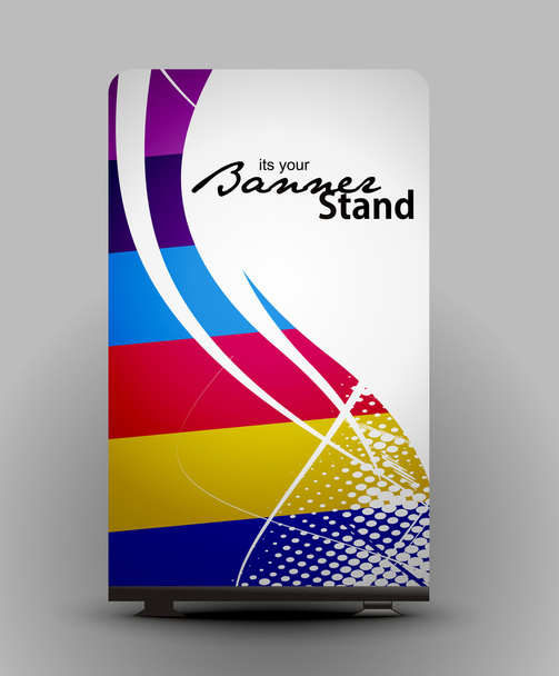 Stand banner template - Vector, Image