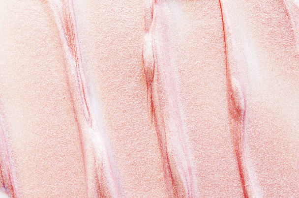 Beige smears of crushed highlighter or luminizer. - Image - Photo, Image