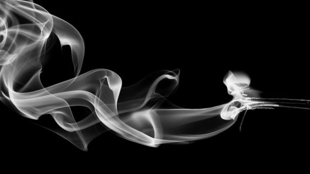 White smoke shapes - Foto, Imagen