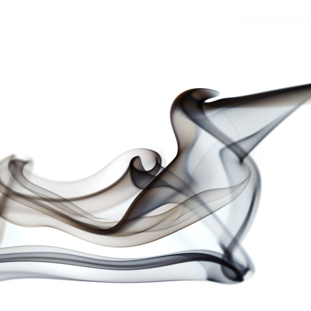 Gray smoke shapes - Foto, Imagen