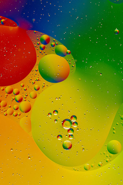 abstract colorful background with water drops - Photo, image
