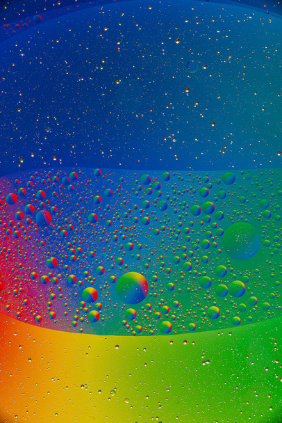abstract colorful background with water drops - Фото, изображение
