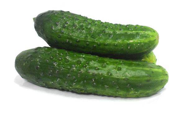Cucumbers isolated on white background - Photo, Image