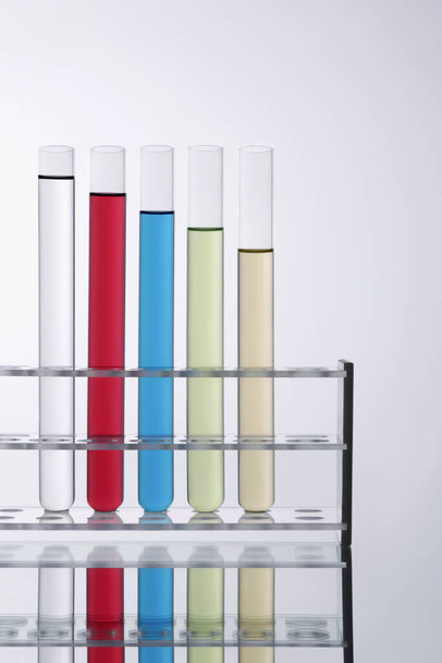 Test tubes in laboratory - Foto, Imagen