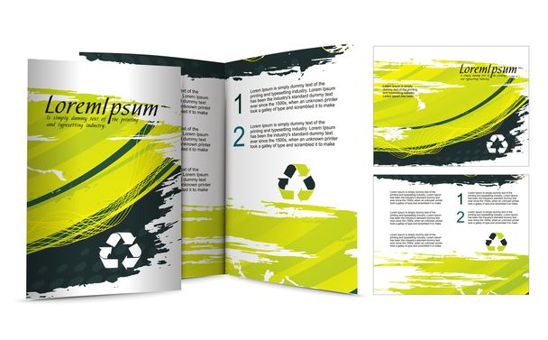 Brochura Design - Vetor, Imagem