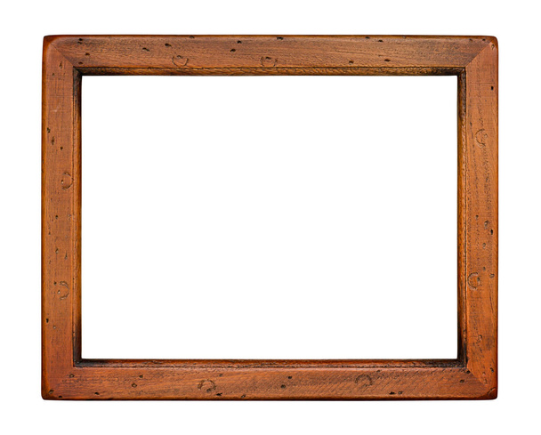 Плоска звичайна дерев'яна рамка зображення
 - Фото, зображення