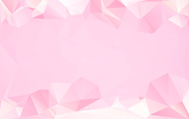 Abstracte geometrische achtergrond van driehoekige polygonen. Vector illustratie. Retro mozaïek driehoek helder trendy patroon voor web, business template, brochure, kaart, poster, banner design. - Vector, afbeelding