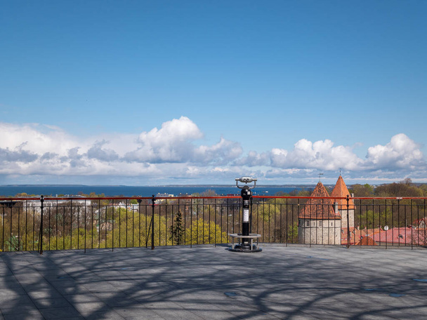 Eski Tallinn Estonya 'nın güzel manzarası - Fotoğraf, Görsel