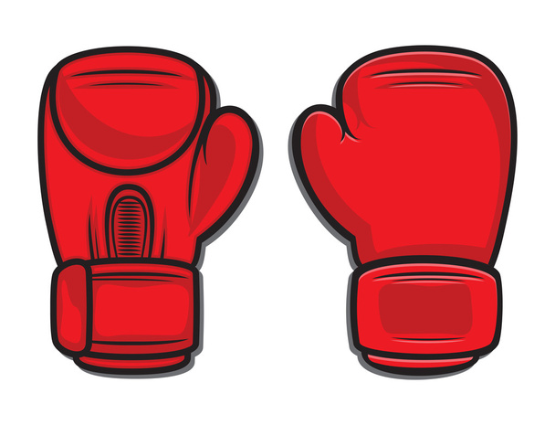 boxing gloves - Vector, Image