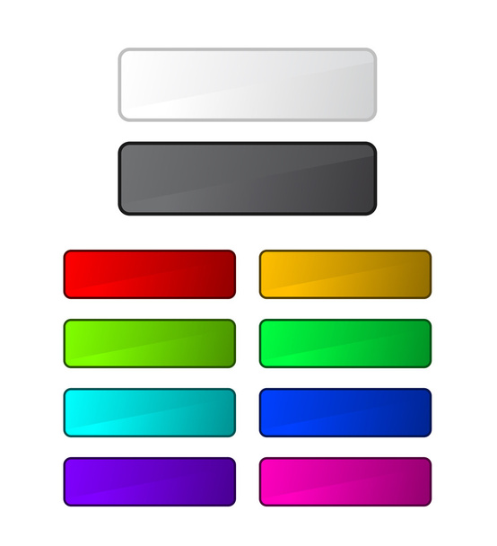 Set of buttons - Вектор,изображение