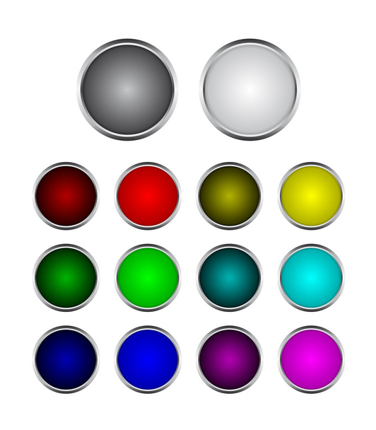 Set of buttons - Vecteur, image