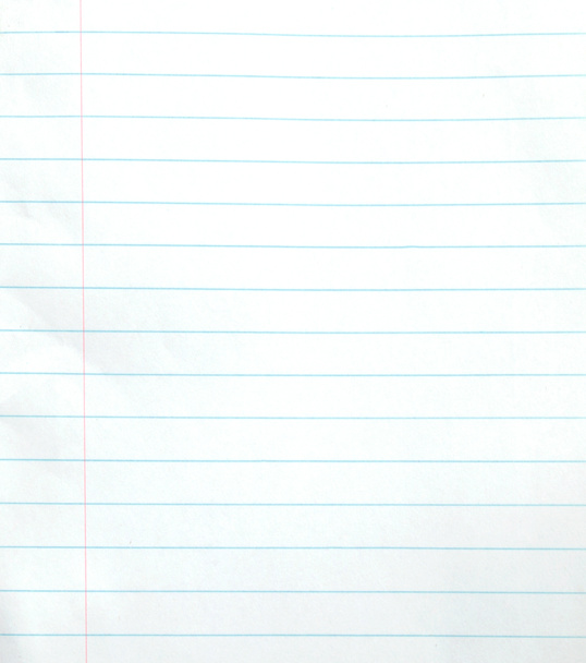 Lined notebook paper - Photo, image