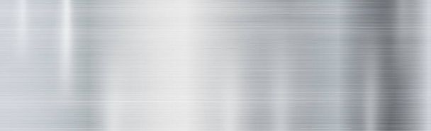 Панорама текстури срібного металу з відображенням
 - Вектор, зображення