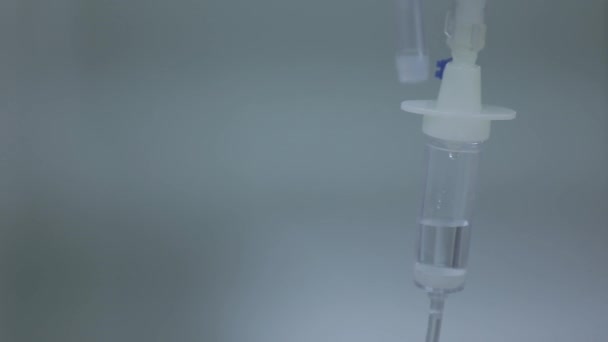 orvosi csepegtető a kórházban, vírusellenes - Felvétel, videó