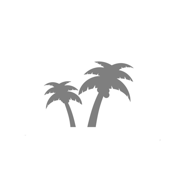 Icône de palmier sur fond blanc. - Photo, image