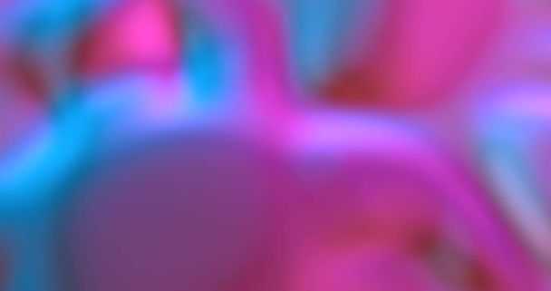Neon background with fluorescent liquid colors. Ultraviolet abstract blue, purple, pink color. Virtual reality future design 3d render 3D illustration - Photo, Image