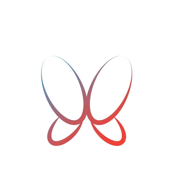 Butterfly Logo Design mit modernem Konzept. Icon-Schmetterling-Vektorvorlage - Vektor, Bild