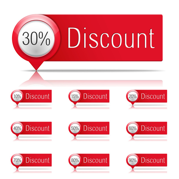 Discounts - Vektor, kép