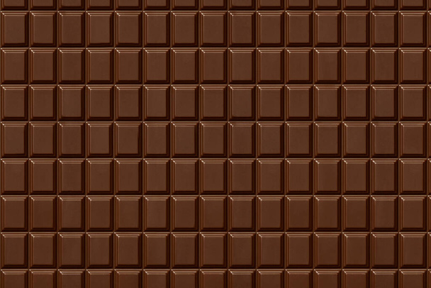 Chocolate bar texture top view background, full frame, pattern,  food background - Photo, Image