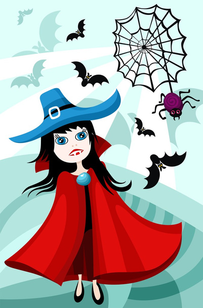 Halloween card - Vector, Image