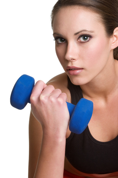 Woman Lifting Weights - Foto, afbeelding