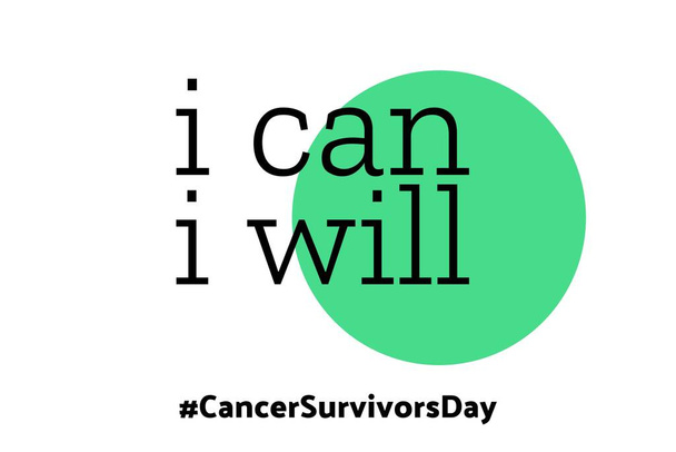 National Cancer Survivors Day. June. Holiday concept. Template for background, banner, card, poster with text inscription. Vector EPS10 illustration. - Vector, Image