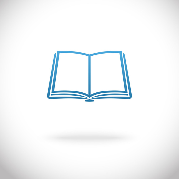 Open book icon - Vector, Image