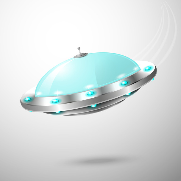 Эмблема летающего НЛО
 - Вектор,изображение