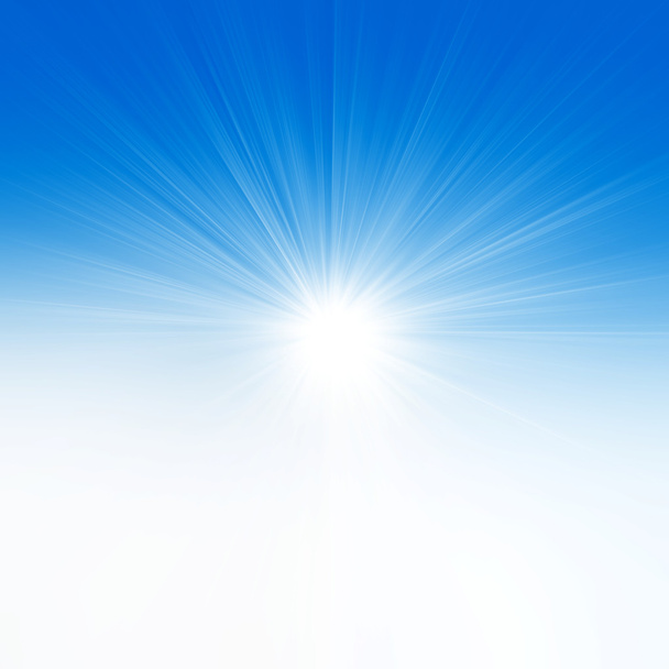 Soleil sur ciel bleu
 - Photo, image