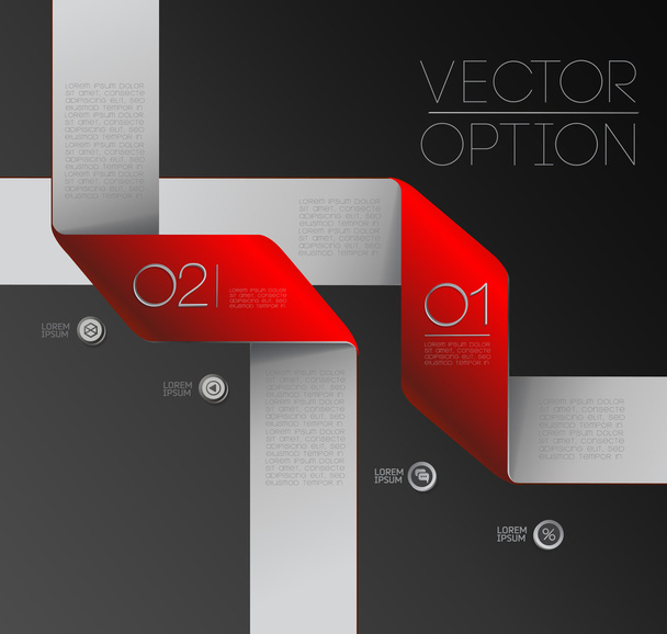 Design elements for options - Vektor, obrázek