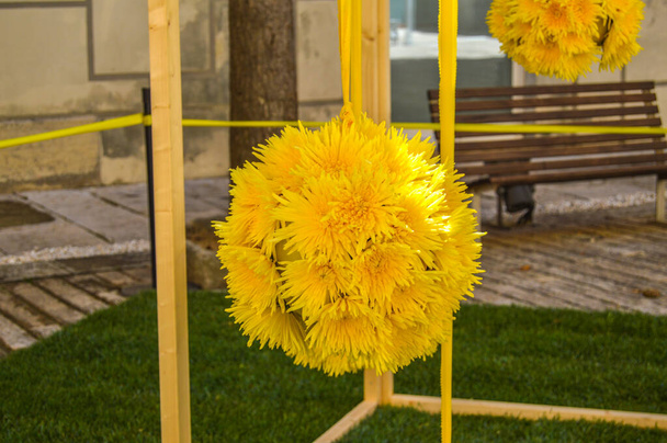Flower Festival in Girona "Temps de Flors", Spain. 2019 - Photo, Image