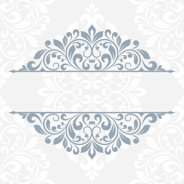 Floral greeting card - Vector, afbeelding