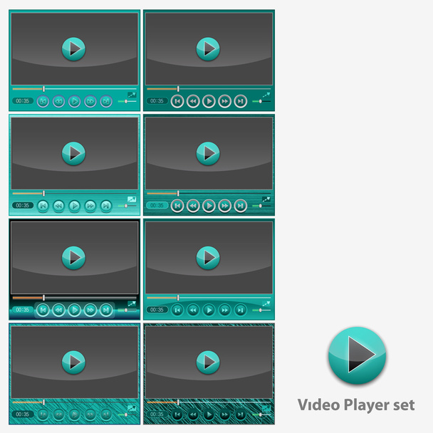 Сценография векторного видеоплеера
 - Вектор,изображение