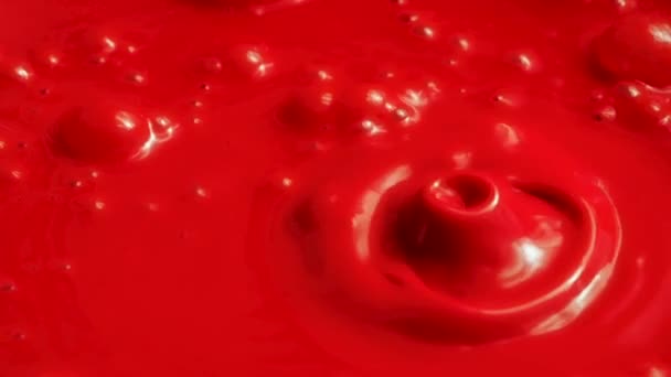Kép ragadós nyálka buborékok, közelkép - Felvétel, videó