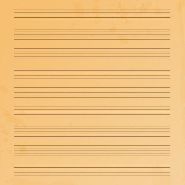 Музичний папір. старий музичний папір. ефект гранж. музичний фон. вектор
 - Вектор, зображення