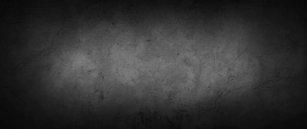 Streszczenie grunge vintage cement Tło w kolorze szarym. Stary Cement. Beton o szorstkiej fakturze, Ciemna tapeta, Przestrzeń na tekst, wykorzystanie do dekoracyjnego projektu strony internetowej baner tapety - Zdjęcie, obraz