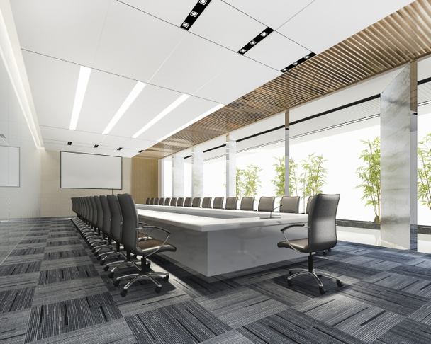 3d rendering sala riunioni di lavoro su grattacielo edificio per uffici - Foto, immagini