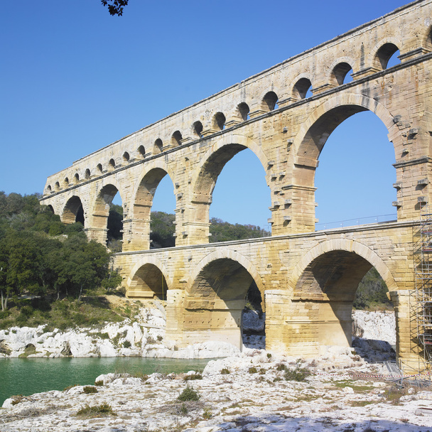 Aqueduc romain, Pont du Gard, Provence, France
 - Photo, image