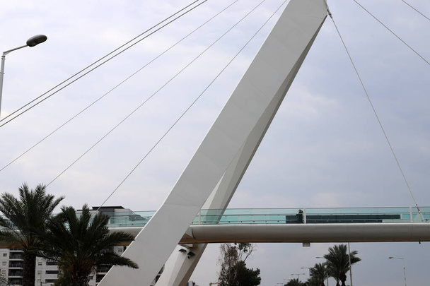 мост - искусственное сооружение, построенное в городском лесном парке на севере Израиля
  - Фото, изображение