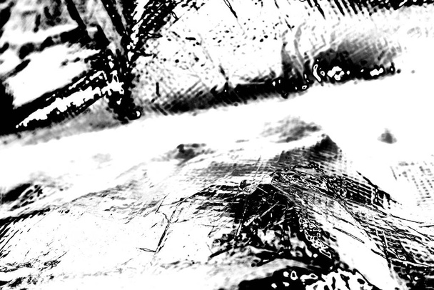 Folia polietylenowa w kratkę z tworzywa sztucznego - Zdjęcie, obraz