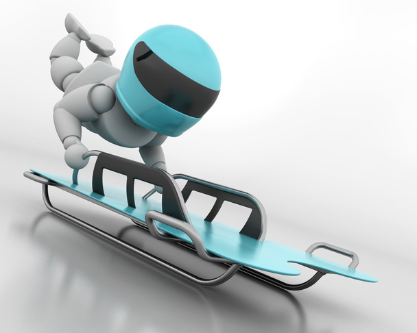 Esqueleto bobsleigh
 - Foto, imagen