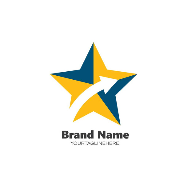 Modèle de logo étoile illustration vectorielle icône conception - Vecteur, image
