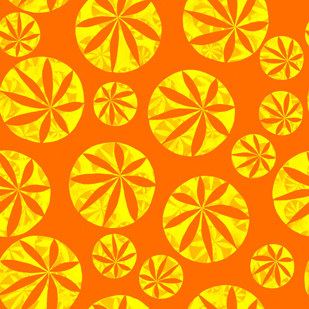 Абстрактный акварельный бесшовный рисунок с геометрическими круглыми формами для текстильного дизайна. Красочная ручная иллюстрация
. - Фото, изображение
