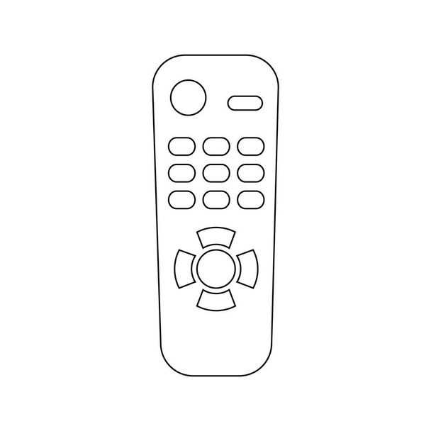 Simple TV télécommande contour vectoriel art illustration conception
 - Vecteur, image