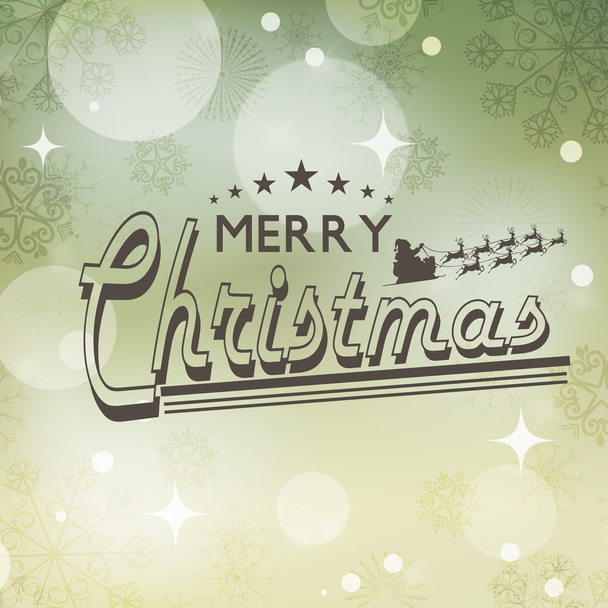 Merry Christmas celebration greeting card or background. - Vector, Imagen