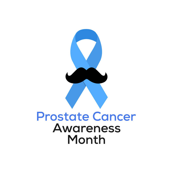 Vektorová ilustrace na téma měsíc povědomí o rakovině prostaty pozorované každý rok v průběhu září. - Vektor, obrázek